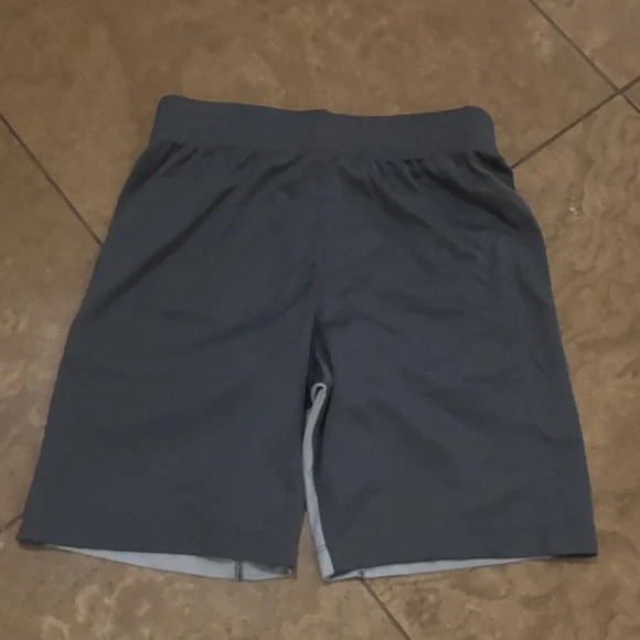 Nike Dark Gray Athletic Shorts with Light Gray Trim - Picture 3 of 3